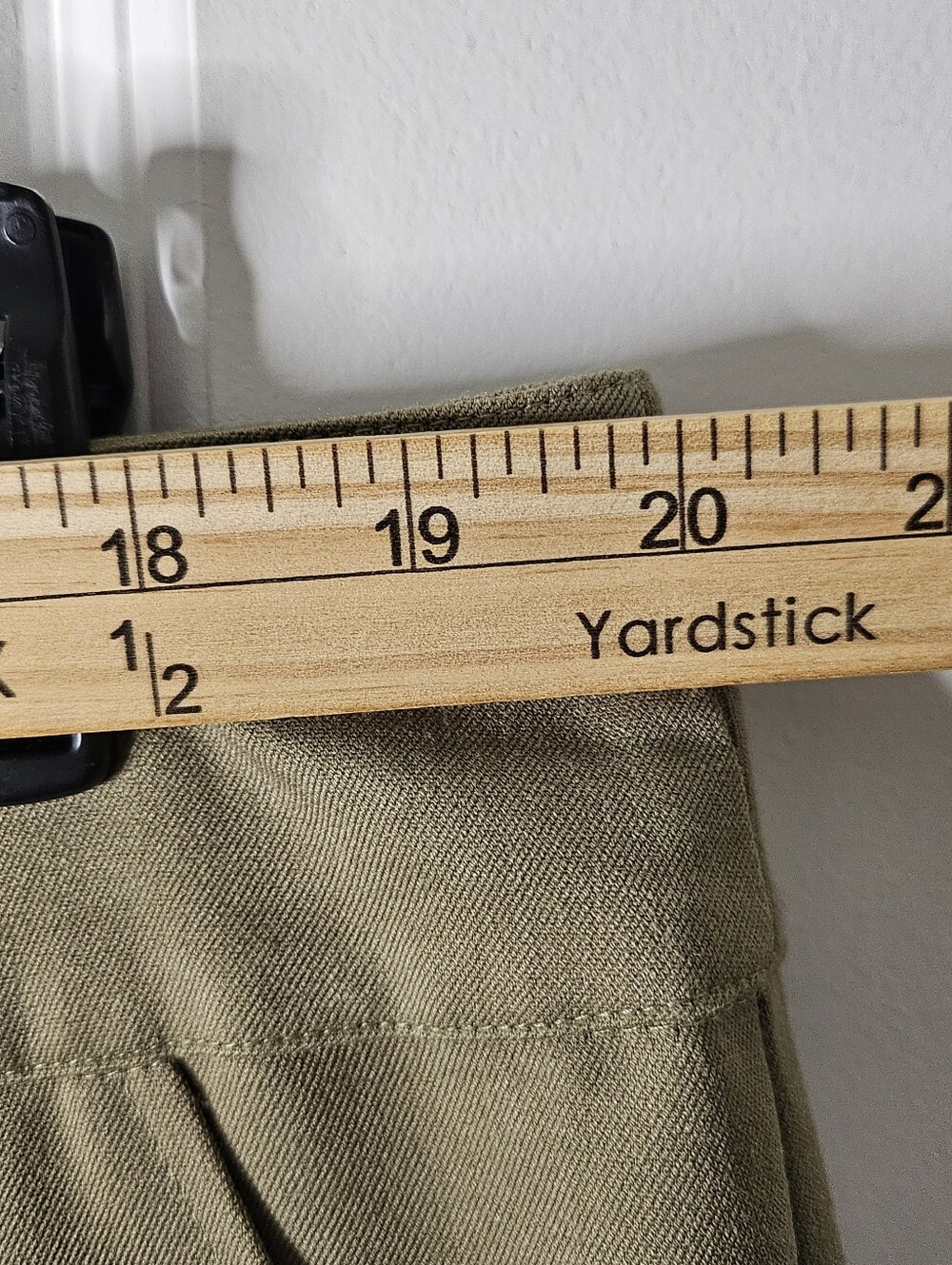 And Now This Women's Plus Size 2X Tan Wide Leg Cargo Pants Pleated Utility - Picture 11 of 15